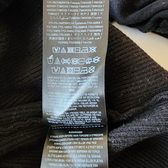 Guess Embossed Signature Logo Mock Neck Knit Sweater XXL - Picture 7 of 9